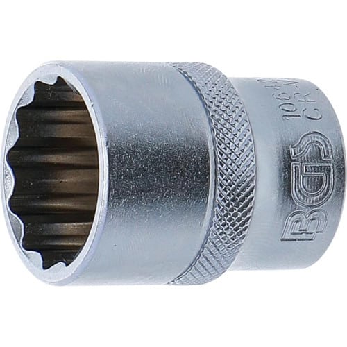 Douille pour Clé Douze Pans 12,5 mm (1/2 ) - 22 mm - Acier Résistant - Usage Professionnel - BGS