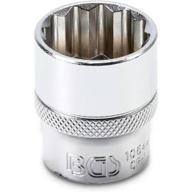 Douille pour Clé Douze Pans 12,5 mm (1/2) - 24 mm - Acier Résistant - Précision et Durabilité - D-Work