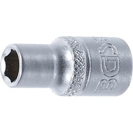 Douille pour Clé Six Pans 6,3 mm (1/4 ) - Acier, Taille 7/32 - Précision et Robustesse - BGS