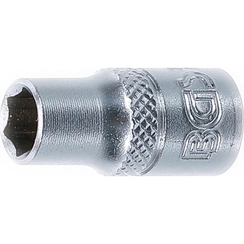 Douille pour Clé Six Pans 6,3 mm (1/4) - Acier, Compacte et Précise, Zones Difficiles - D-Work