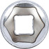 Douille pour Clé Six Pans 6,3 mm (1/4) - 1/2 - Précision et Robustesse, Acier - D-Work