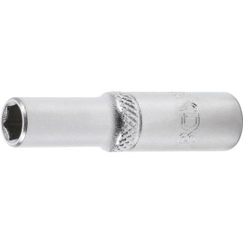 Douille pour Clé Six Pans Longue 6,3 mm (1/4) - Acier Résistant - Précision et Durabilité, Zones Difficiles - D-Work