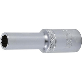 Douille Longue 12 Pans 12,5 mm (1/2) - 10 mm - Précision et Durabilité, Acier, Cliquet 1/2 - D-Work