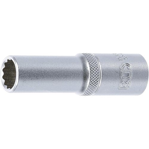 Douille Longue 12 Pans 12,5 mm (1/2) - 13 mm - Précision et Durabilité, Acier, Cliquet 1/2 - D-Work