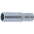 Douille pour Clé 12 Pans Longue 12,5 mm (1/2) - 15 mm - Précision et Durabilité, Chrome-Vanadium - D-Work