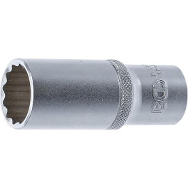 Douille pour Clé 12,5 mm (1/2 ) Longue 22 mm - Douze Pans - Précision et Durabilité - BGS
