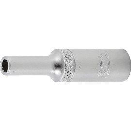 Douille pour Clé Douze Pans Longue 6,3 mm (1/4) - 4 mm - Précision et Durabilité, Acier, Zones Difficiles - D-Work