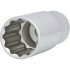Douille Longue 12,5 mm (1/2) - Douze Pans, 24 mm - Précision et Durabilité, Acier - D-Work