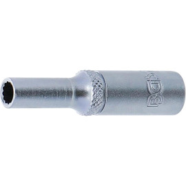 Douille pour Clé Douze Pans Longue 6,3 mm (1/4) - 5 mm - Précision et Durabilité, Acier, Zones Difficiles - D-Work