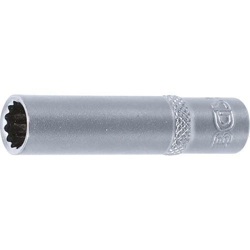 Douille Longue 6,3 mm (1/4) - Douze Pans, 8 mm - Précision et Durabilité, Acier, Cliquet 1/4 - D-Work