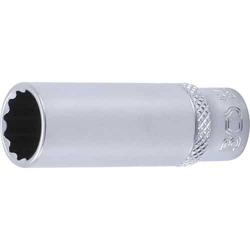 Douille pour Clé 6,3 mm (1/4 ) - Douze Pans, Longue - Précision et Durabilité - BGS