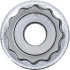 Douille Longue 6,3 mm (1/4) - Douze Pans 13 mm - Précision et Durabilité, Acier, Cliquet 1/4 - D-Work