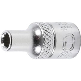 Douille pour Clé Douze Pans 6,3 mm (1/4) - 4 mm - Acier Résistant - Précision et Durabilité, Zones Difficiles - D-Work