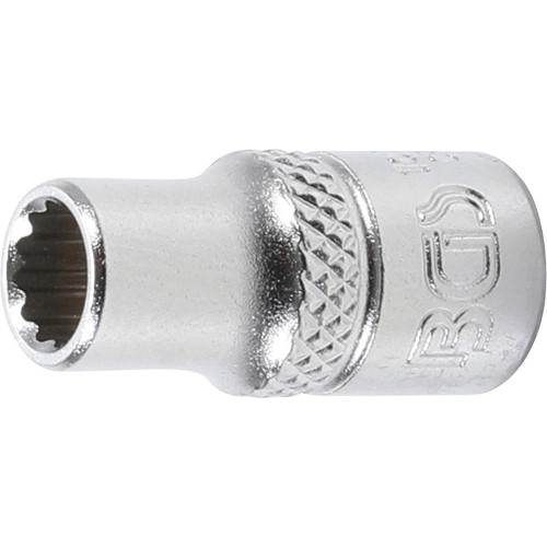 Douille pour Clé Douze Pans 6,3 mm (1/4 ) - 6 mm - Acier Résistant - Précision et Durabilité - BGS