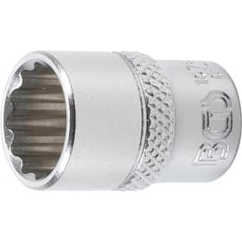 Douille pour Clé 6,3 mm (1/4 ) 12 mm - Douze Pans - Précision et Robustesse - BGS