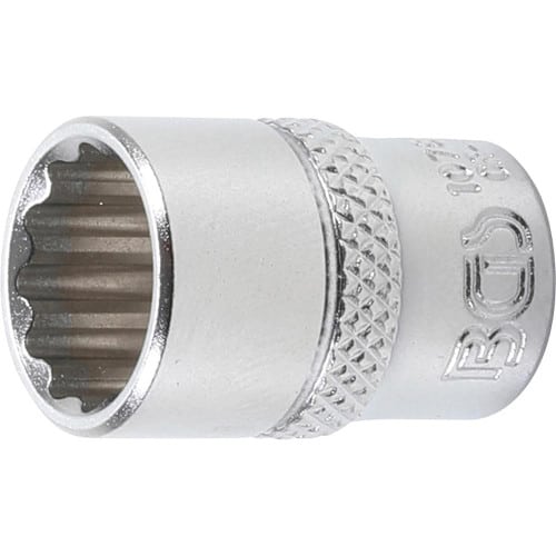 Douille pour Clé 6,3 mm (1/4 ) 12 mm - Douze Pans - Précision et Robustesse - BGS