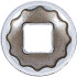Douille pour Clé Douze Pans 6,3 mm (1/4 ) - 13 mm - Acier Résistant - Précision et Durabilité - BGS