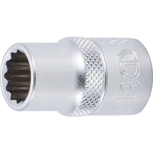 Douille pour Clé Douze Pans 12,5 mm (1/2 ) - Acier Résistant - Utilisation Polyvalente - BGS
