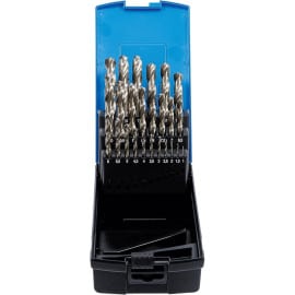 Jeu de Forets Hélicoïdaux HSS 1-13 mm - 25 Pièces - Acier Rapide, Précision et Durabilité - BGS