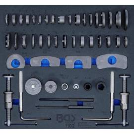 Insert de Servante d Atelier 2/3 - Jeu de 50 Repousse-Pistons - Organisation et Praticité - Acier - D-Work