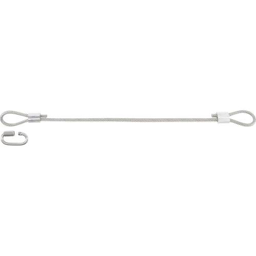 Câble de Sécurité pour Compresseur - 108 x 66 x 172 mm - Résistant et Fiable, Acier - D-Work