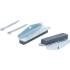 Pierres de Rechange pour Mâchoires 30 mm - K 220, 2 Pièces - Ponçage Précis et Durable - BGS