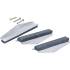 Pierres de Rechange pour Mâchoires 100 mm - K 180, Lot de 3 Ponçage Efficace et Durable - BGS