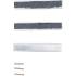 Pierres de Rechange pour Mâchoires 100 mm - K 180, Lot de 3 Ponçage Efficace et Durable, 3 pcs - D-Work
