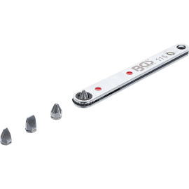 Cliquet Ultra-Mince 6,3 mm (1/4 ) avec 4 Embouts Spéciaux - Précision et Polyvalence - - BGS