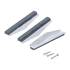 Pierres de Rechange pour Mâchoires 50 mm - K 220, Lot de 3 - - Usure et Précision - BGS