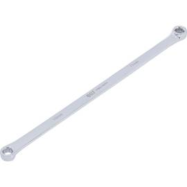 Clé à Fil contre Coudée Extra Longue 10 x 11 mm - Acier Résistant - Précision et Confort d Utilisation - BGS