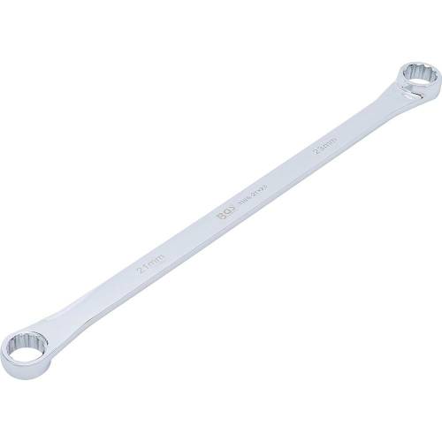 Clé à Fil contre Coudée Extra Longue 21x23 mm - Acier Résistant - Précision et Confort d Utilisation - BGS