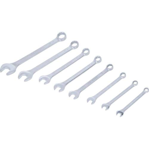 Jeu de Clés Mixtes 8-19 mm - 8 Pièces - Acier Résistant et Pratique pour Mécanique - BGS