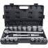Coffret de Douilles 20 pcs 19-50 mm - Acier Résistant - Outils Polyvalents pour Mécanique et Bricolage - D-Work