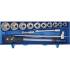 Coffret de Douilles 20 mm (3/4) - 14 pcs - Acier Résistant - Outils Polyvalents et Durables, Pro - D-Work
