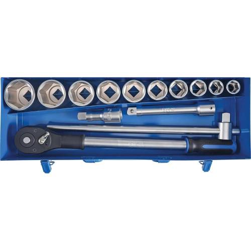 Coffret de Douilles 20 mm (3/4) - 14 pcs - Acier Résistant - Outils Polyvalents et Durables, Pro - D-Work