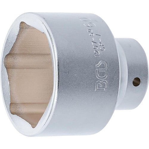 Douille pour Clé Six Pans 20 mm - 60 mm - Acier Résistant - Usage Professionnel - BGS