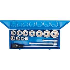 Coffret de Douilles 25 mm (1) 15 pcs - Acier Résistant - Outil Complet et Durable, Pro - D-Work