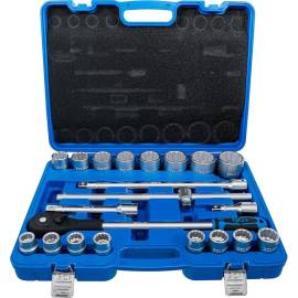 Coffret de Douilles Douze Pans 20 mm (3/4) - 21 pcs - Acier Résistant et Précision Professionnelle - D-Work