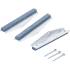 Pierres de Rechange pour Mâchoires 100 mm - K 280, Lot de 3 - Usure Optimale et Remplacement Facile - BGS