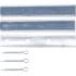 Pierres de Rechange pour Mâchoires 100 mm - K 280, Lot de 3 - Usure Optimale et Remplacement Facile - D-Work