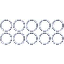 Assortiment de Joints d Étanchéité 10 pcs D.13/16,5 mm - Pour Art. 126 - Polyvalent et Fiable, Caoutchouc - D-Work