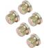 Bouchons de Vidange M20 x 1,5 mm - Lot de 5 pcs - Étanchéité Fiable et Durable, Acier - D-Work