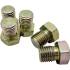 Bouchons de Vidange M13 x 1,5 mm - Lot de 5 pcs - Étanchéité Fiable et Durable, Acier - D-Work