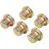 Bouchons de Vidange M17 x 1,5 mm - Lot de 5 pcs - Étanchéité Fiable et Durable, Acier, Pro - D-Work