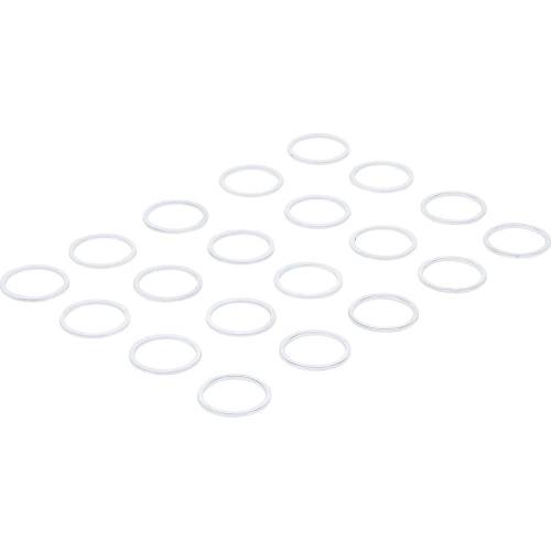 Assortiment de Joints d Étanchéité 20 pcs D.20/23,5 mm - Étanchéité Fiable et Durable, Caoutchouc - D-Work