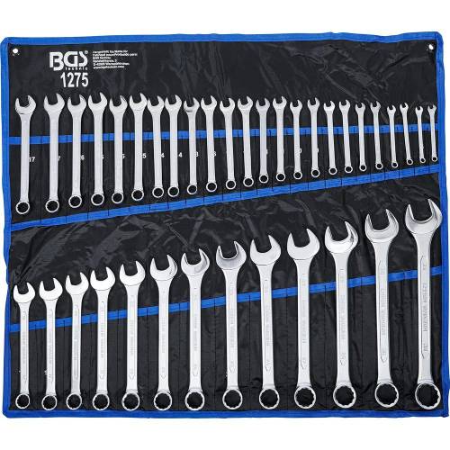 Jeu de Clés Mixtes 6-32 mm - 37 Pièces - Acier Résistant et Précision Professionnelle - BGS
