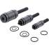Kit d Élargissement de Tuyau d Échappement 3 Pièces - Acier, Résistant à la Chaleur - Installation Facile et Durable - BGS
