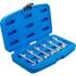 Jeu de Douilles 12,5 mm (1/2) 12-19 mm - Acier, 8 pcs - Polyvalence et Robustesse, Pro - D-Work