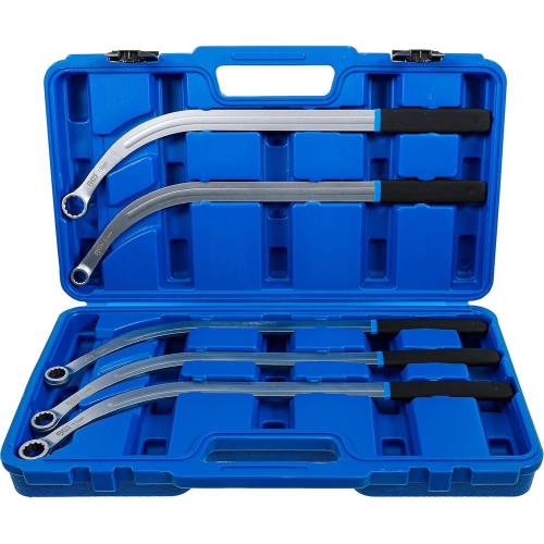 Jeu de Clés pour Tendeurs de Courroies 5 pcs 13-19 mm - Douze Pans - Précision et Robustesse, Acier - D-Work